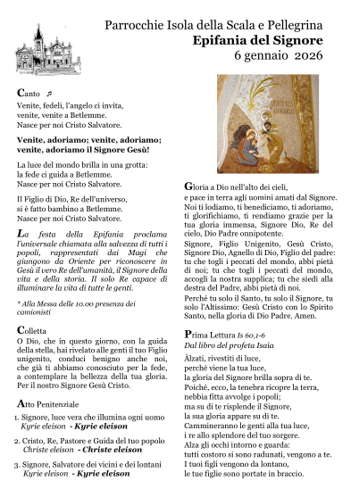 Epifania del Signore